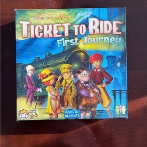 Ticket to Ride First Journey Board Game Alan R. Moon Ages 6+